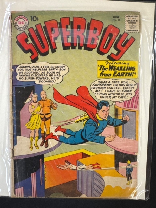 Superboy Comic Issue No. 81 (June 1960)
