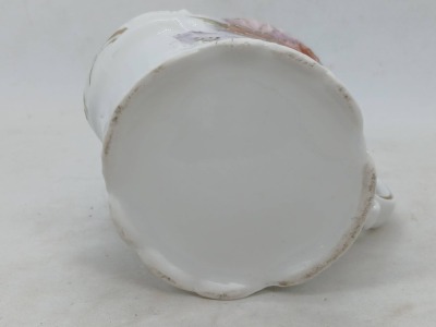 Porcelain Shaving Mug with Floral Design - 6