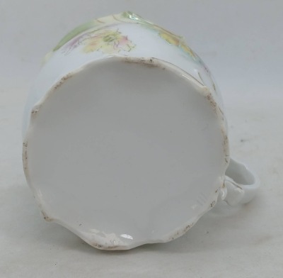 Porcelain Shaving Mug with Floral Design - 5