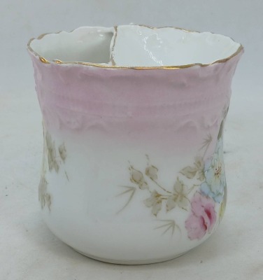 Victorian Style Porcelain Mustache Cup - 4