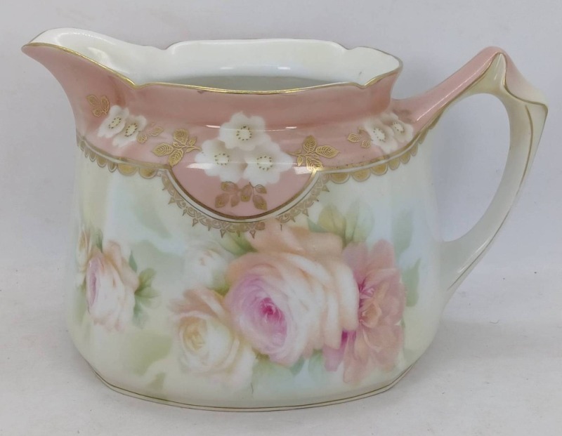 RS Prussia Floral Cider/Lemonade Pitcher
