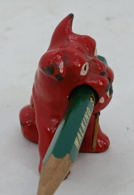 1933 Chicago Exposition Dog Pencil Holder - 4