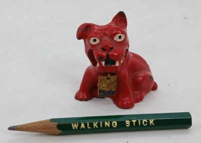 1933 Chicago Exposition Dog Pencil Holder - 5