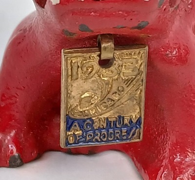 1933 Chicago Exposition Dog Pencil Holder - 6