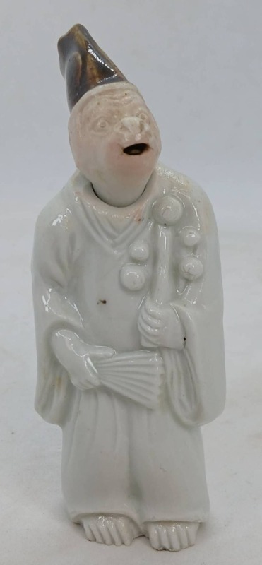 Japanese Porcelain Sanbaso Monkey Figure