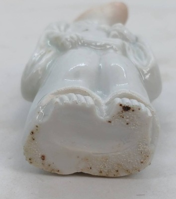 Japanese Porcelain Sanbaso Monkey Figure - 5