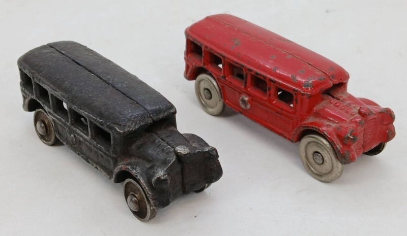 Cast Iron Toy Buses