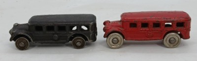 Cast Iron Toy Buses - 4
