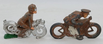 Barclay Motorcycle Cast Iron Toys