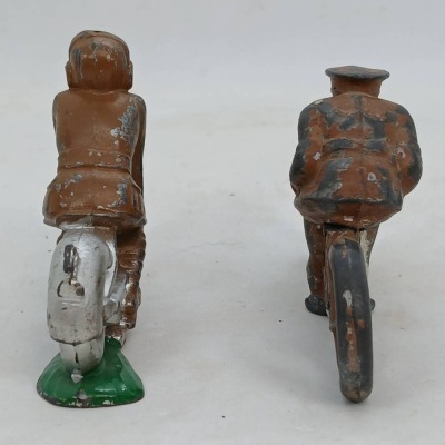 Barclay Motorcycle Cast Iron Toys - 4