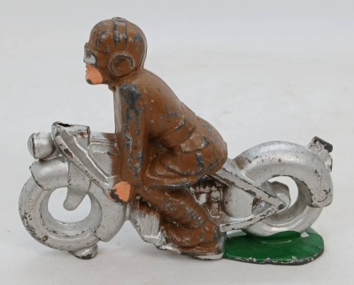 Barclay Motorcycle Cast Iron Toys - 5