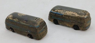 Greyhound Lines Bus Salt and Pepper Shakers