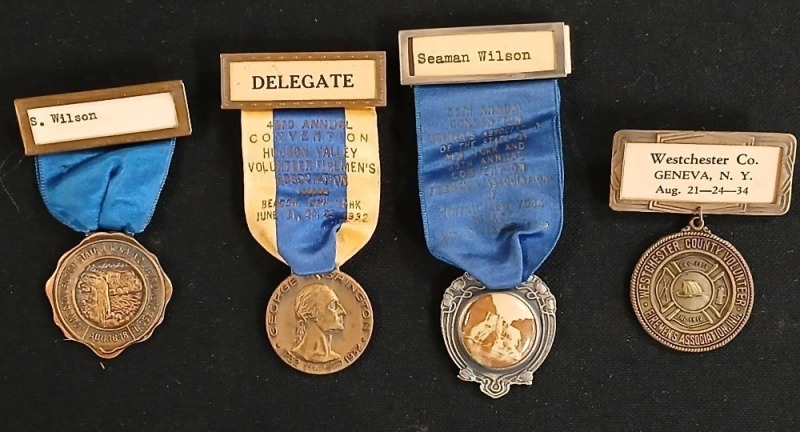 Firemen"s Association Delegate Medals