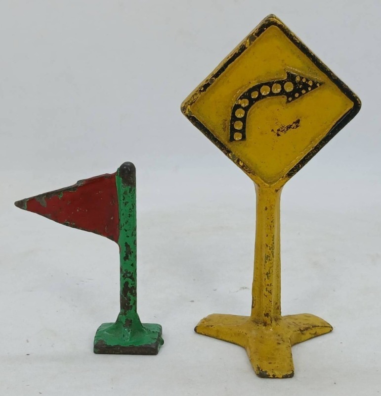 Cast Iron Miniature Road Signs