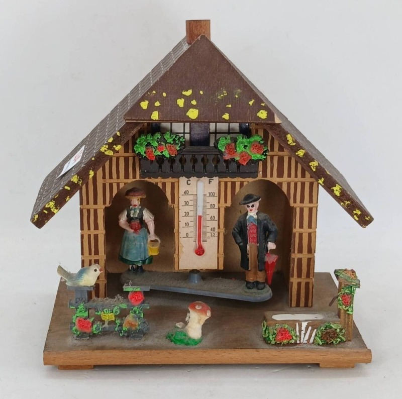 Toggili Wooden Weather House with Figures