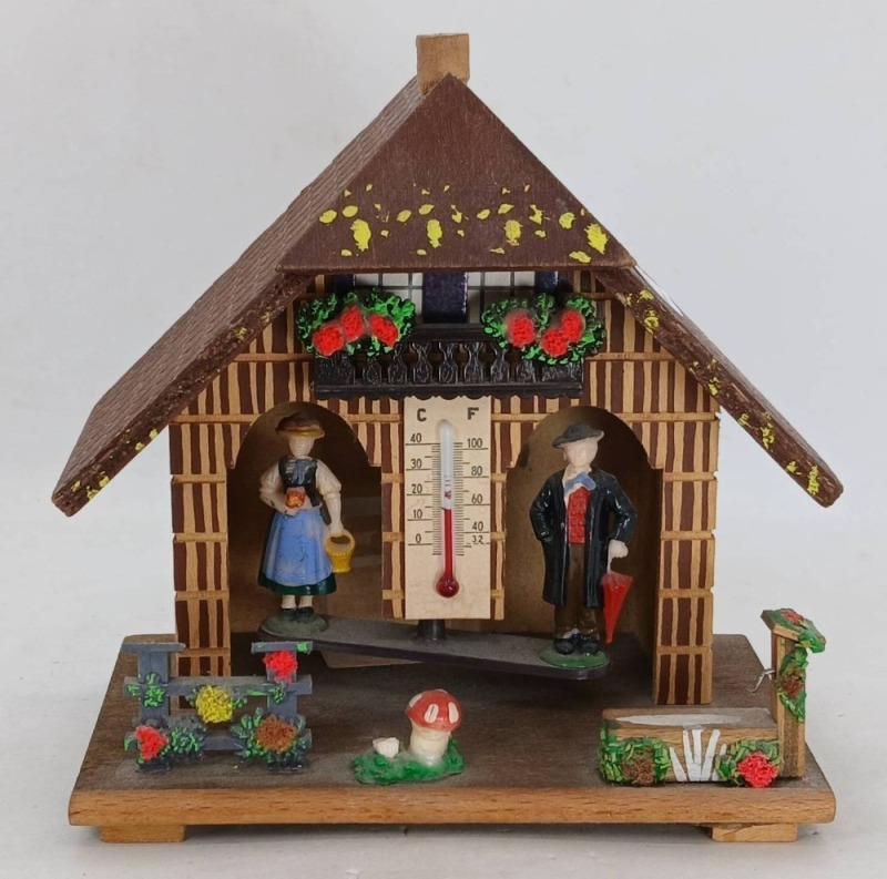 Toggili Wooden Weather House with Figures