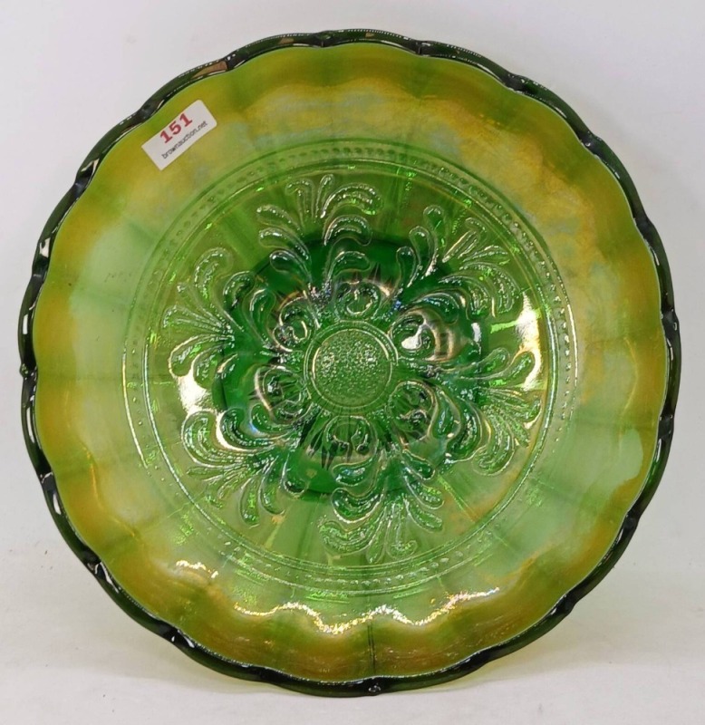 Carnival Glass Millersburg Mayan Bowl