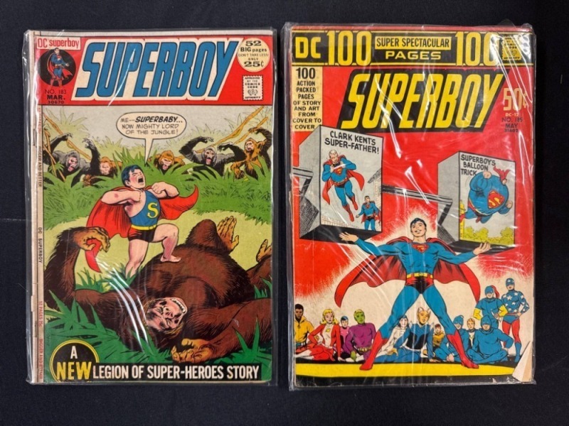 Two DC Comics Superboy Issues, 1970s