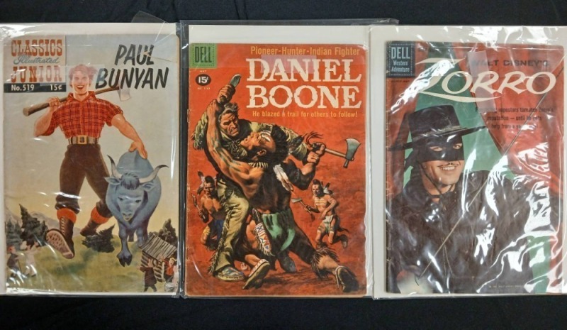 Three Classic Comic Books