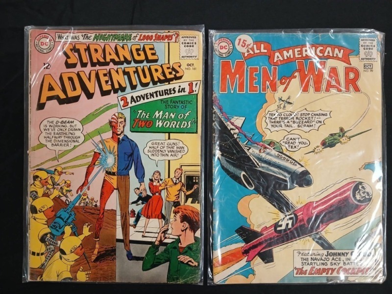 Strange Adventures and All-American Men of War Comics