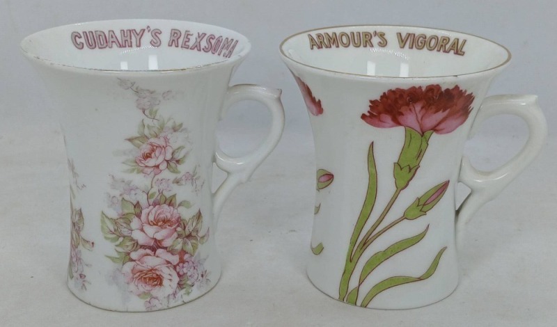 Victorian Advertising Mugs