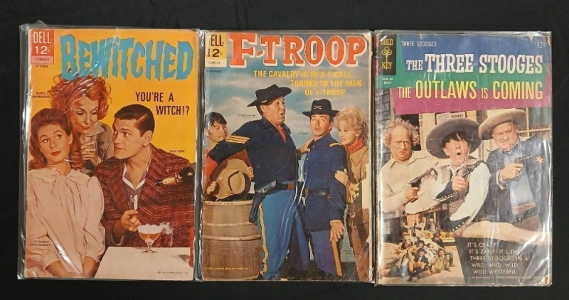 Three Vintage Dell Comic Books