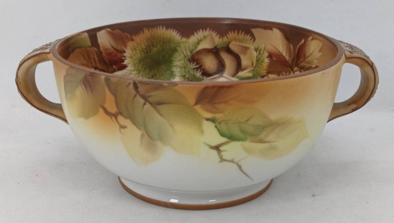 Hand-Painted Nippon Handled Bowl