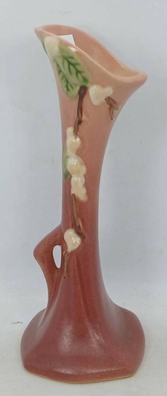 Roseville Snowberry 1BV-7" Bud Vase, Pink