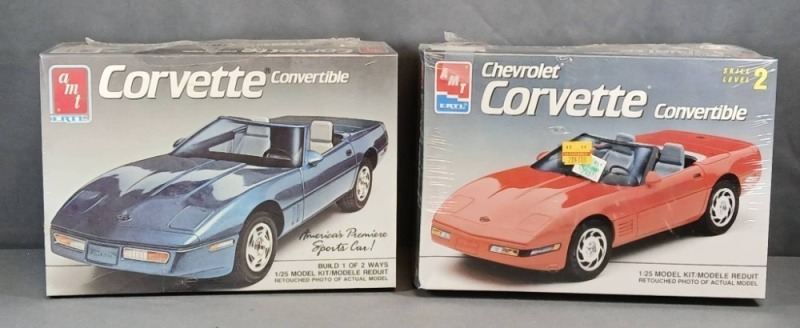 AMT 1:25 Corvette Convertible Model Kits