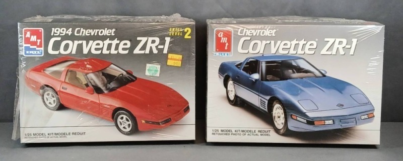 AMT 1991 and 1994 Corvette ZR-1 Model Kits