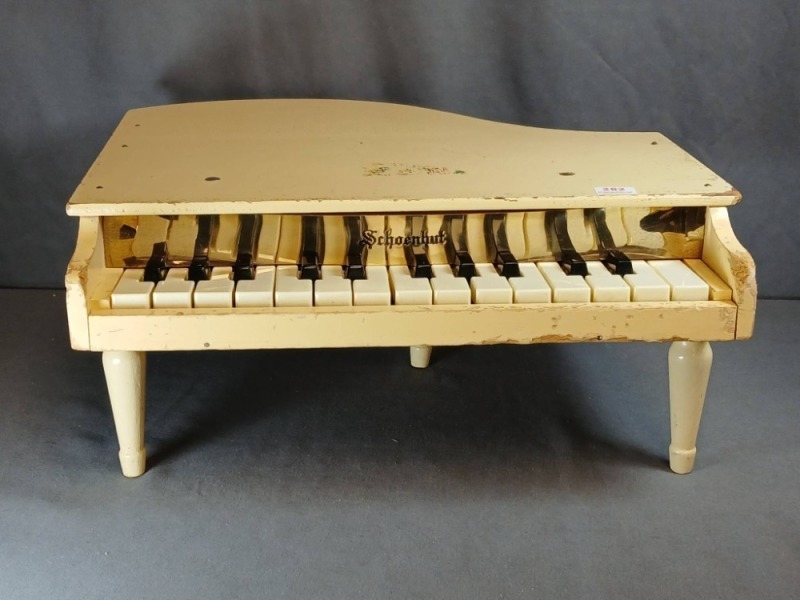 Schoenhut Toy Upright Piano in Beige Finish