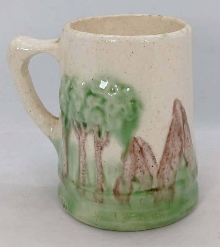 Ceramic Mug with Handpainted Landscape