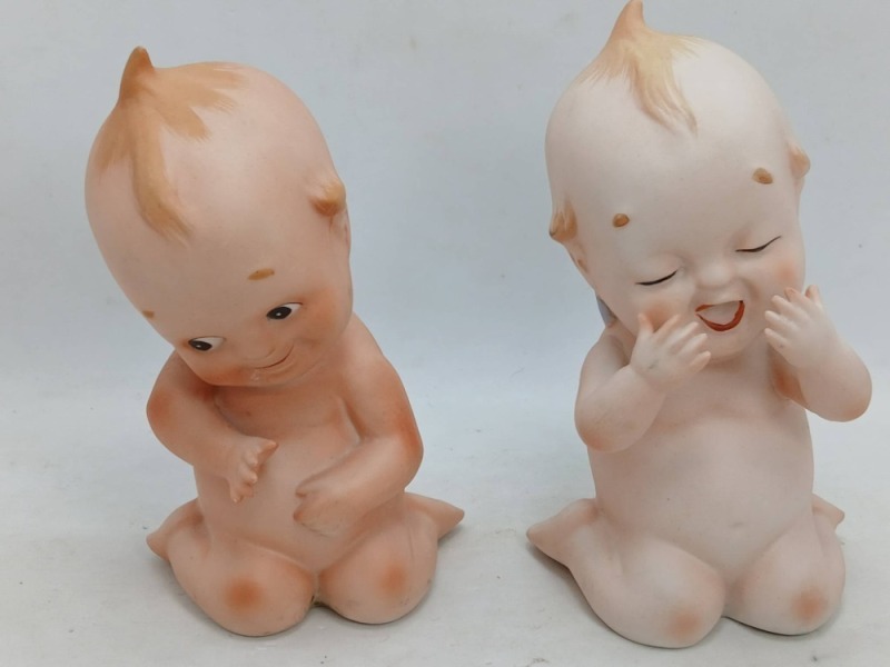 Bisque Porcelain Kewpie Figurines