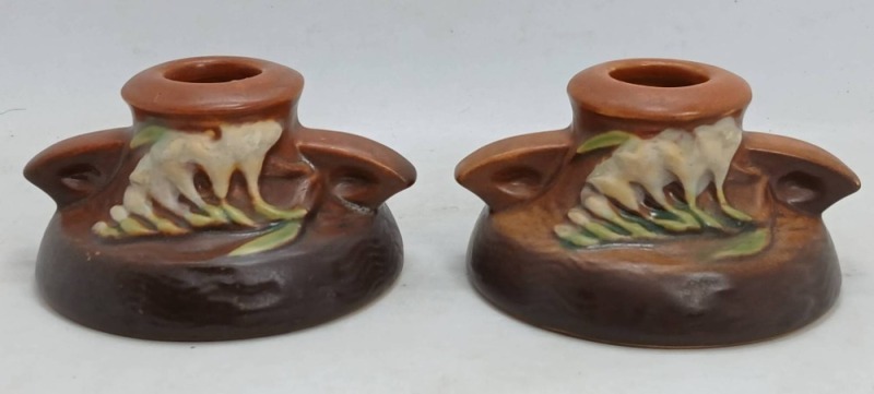 Roseville Freesia Candleholders