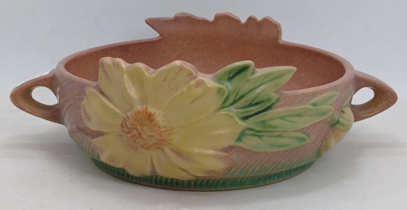 Roseville Peony Pink Bowl 428-6"