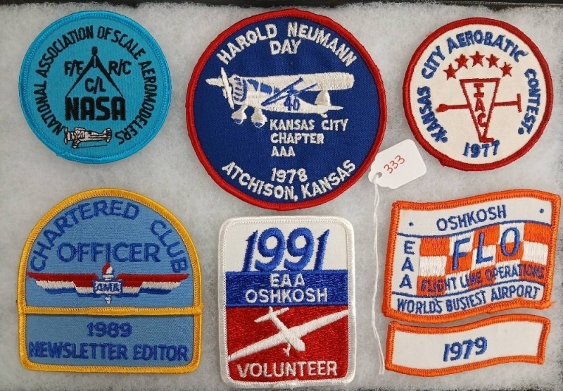 Aviation-Themed Embroidered Patches