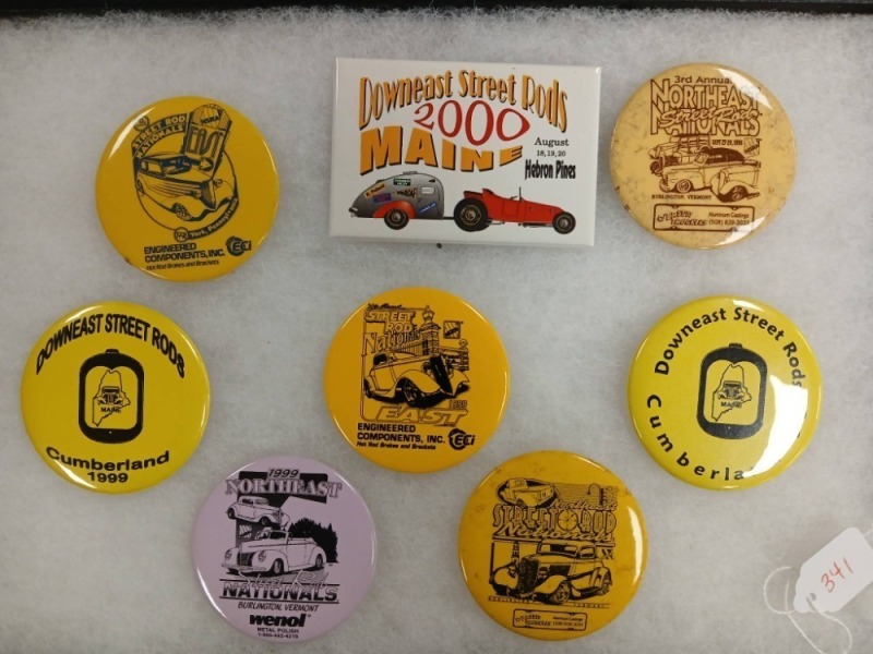 Street Rods Button Collection