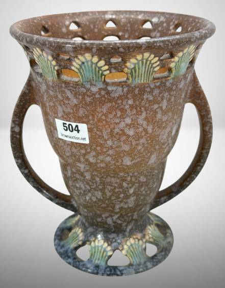 Roseville Ferella 502-6" Vase, Tan