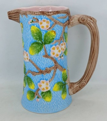 Andrea by Sadek Floral Ceramic Majolica-style Pitcher - 2