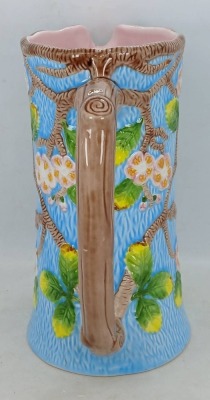 Andrea by Sadek Floral Ceramic Majolica-style Pitcher - 3
