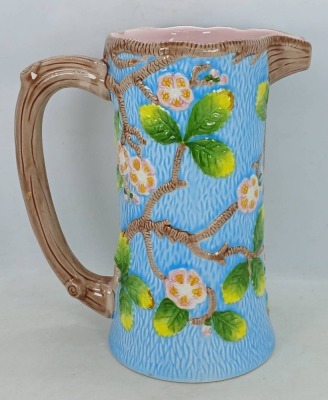 Andrea by Sadek Floral Ceramic Majolica-style Pitcher - 4