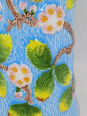 Andrea by Sadek Floral Ceramic Majolica-style Pitcher - 6