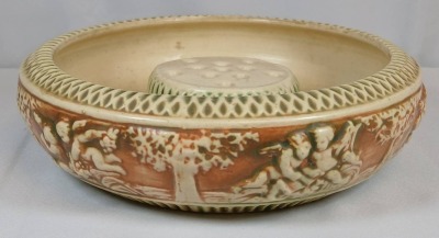 Roseville Donatello 54-8" Bowl and Flower Frog - 2