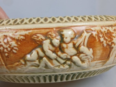 Roseville Donatello 54-8" Bowl and Flower Frog - 7