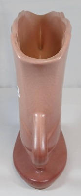 Roseville Mock Orange 972-7" Vase, Pink - 5