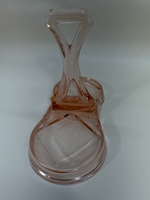 Indiana Glass Art Deco Pink Sugar and Creamer Set - 8