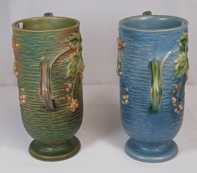 (2) Roseville Bushberry 29-6" Vases - 3