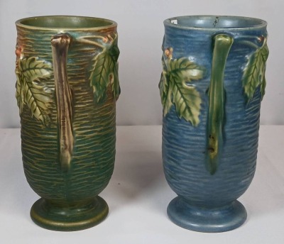 (2) Roseville Bushberry 29-6" Vases - 5