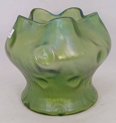 Loetz Iridescent Art Glass Bowl, 5-6 Inches - 3