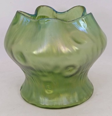 Loetz Iridescent Art Glass Bowl, 5-6 Inches - 4
